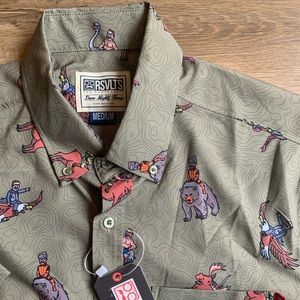 RSVLTs Teddy Riding Things button-up
